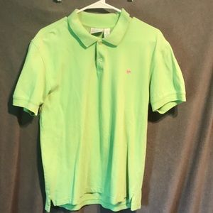 Aeropostale size medium lime green polo slim fit